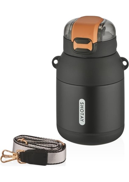 Dome Çelik Termos Matara 800ML Siyah
