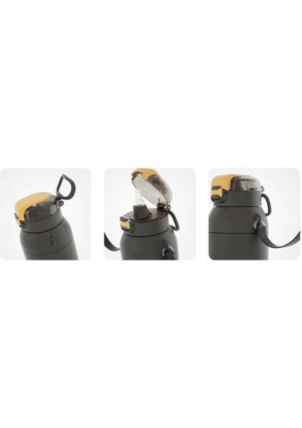Dome Çelik Termos Matara 800ML Siyah