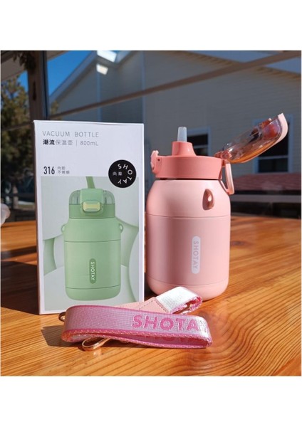 Dome Çelik Termos Matara 800ML Siyah