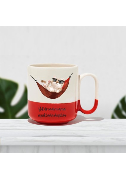 Rahat Kedi Görselli Kupa