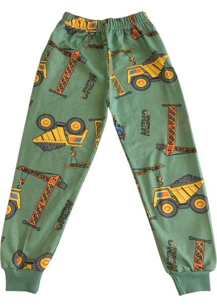 Erkek Çocuk Traktör Baskılı Mevsimlik Pijama Takımı modelleri