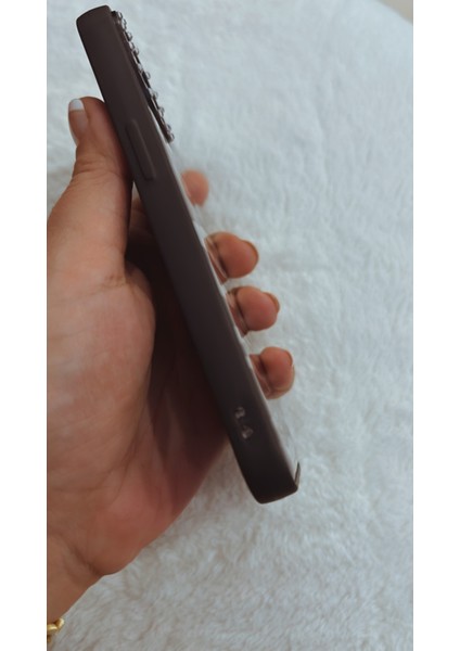 Iphone 13/14 Uyumlu Kamera Çevresi Taşlı Parlak Zebra Desen Sert Slikon Telefon Kılıfı modelleri