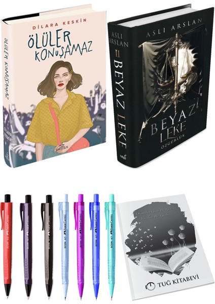 Beyaz Leke 2 / Özgürlük (Ciltli) ve Ölüler Konuşamaz (Ciltli) (2'li Set)