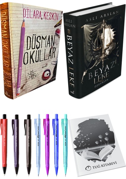 Beyaz Leke 2 / Özgürlük (Ciltli) ve Düşman Okullar 1 (Ciltli) (2'li Set)