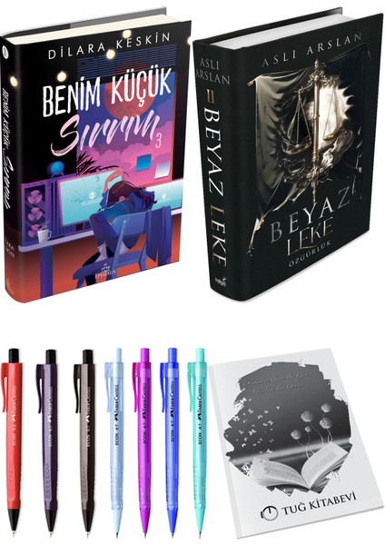 Beyaz Leke 2 / Özgürlük (Ciltli) ve Benim Küçük Sırrım 3 (Ciltli) (2'li Set)