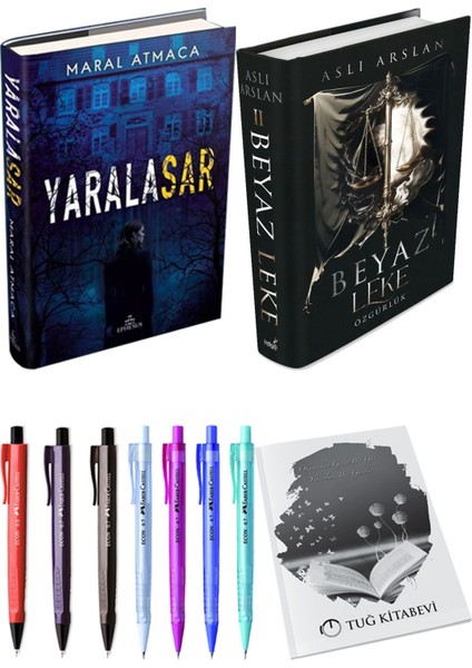 Beyaz Leke 2 / Özgürlük (Ciltli) ve Yaralasar 1 (Ciltli) (2'li Set)