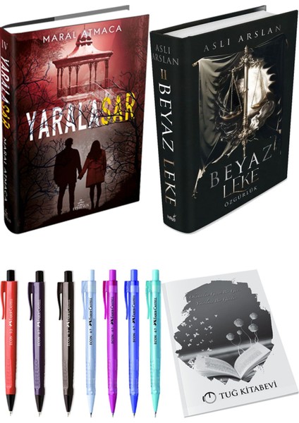 Beyaz Leke 2 / Özgürlük (Ciltli) ve Yaralasar 4 (Ciltli) (2'li Set)