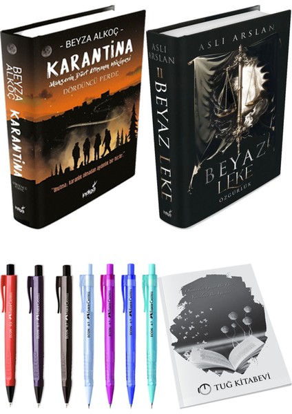 Beyaz Leke 2 / Özgürlük (Ciltli) ve Karantina 4 (Ciltli) (2'li Set)