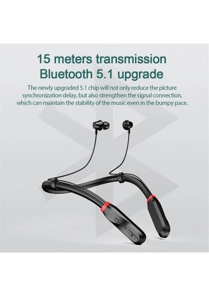 I35 Kulaklık Bluetooth 5.1 Kulaklık Spor Kulakiçi Için Dahili Mikrofon Boyun Bandı Kulaklık Stereo Kulakiçi Kulaklık Koşu modelleri