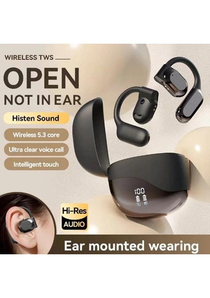 140 Dil Translate Çevirici Kablosuz Kulaklık Hıfı Bluetooth 5.4 Kulak Kancası Koşu Oyun Kulaklık Tcl 20L Artı Şarkı Için Dijital Ekran Mikrofon modelleri