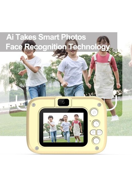 X900 Çocuk Kameraları Fotoğraf 2.0 "lcd Tf Kart Desteği 32 GB Sapanlar Projeksiyon Video Çocuk Oyuncakları Çocuklar Için Kamera Mini Kamera Sarı fiyatları