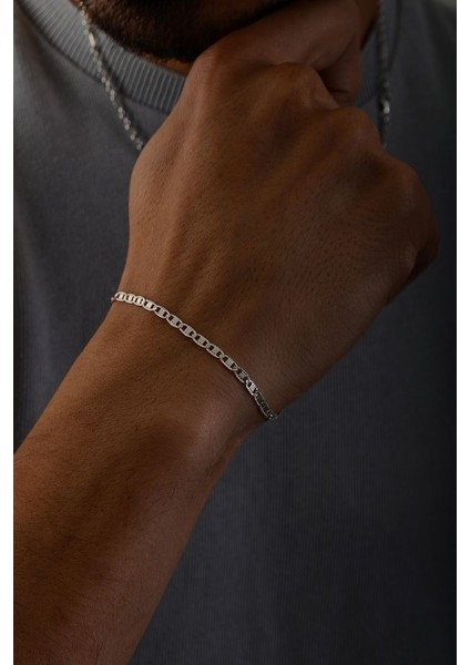 925 Ayar Gümüş Old Money Lazer Kesim Bileklik • Made In Italy • Everyday Luxury Silver modelleri
