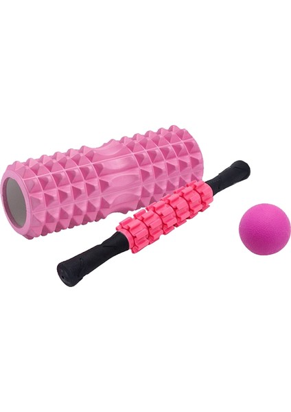 Yuekeda-Yarımay Boş Köpük Silindir Yoga Sütun Seti, 33CM (Yurt Dışından)
