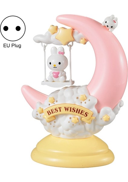 Yuekeda-Goong Karikatür Ay Masa Lambası, Fiş: Ab Fişi (Yurt Dışından)