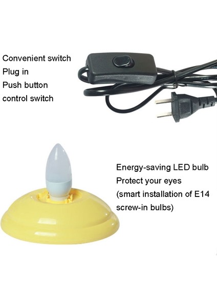 Yuekeda-Goong Karikatür Ay Masa Lambası, Fiş: Ab Fişi (Yurt Dışından) modelleri