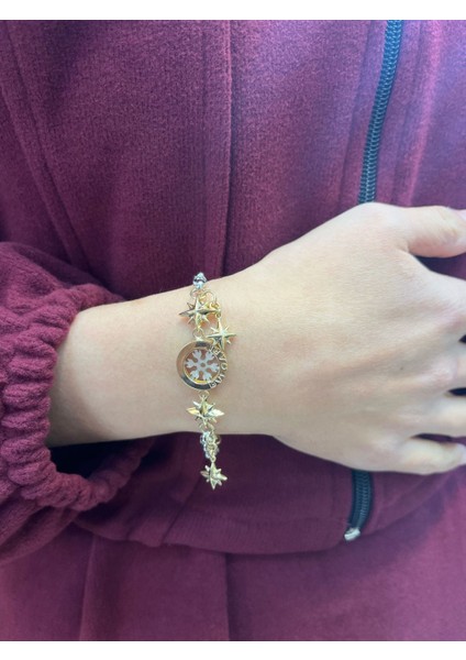 Yıldız 14K Altın Bileklik