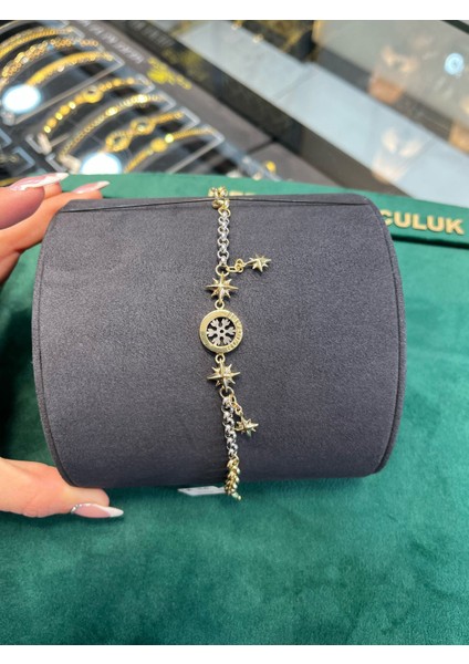 Yıldız 14K Altın Bileklik modelleri