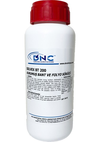 Kurumuş Bant ve Folyo Sökücü Solvex Bt 200- 700GR