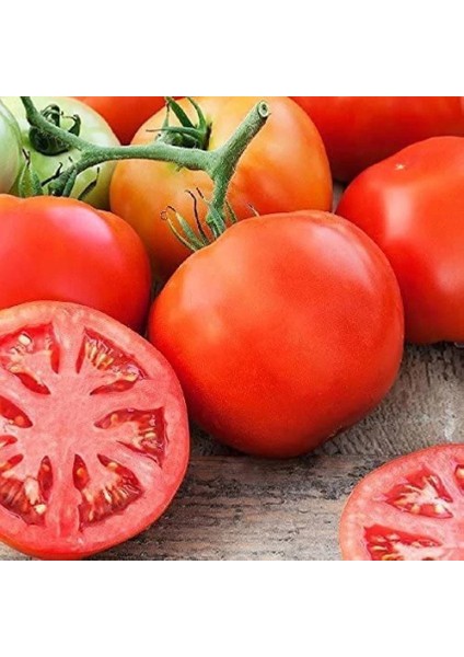 Ata Tohumları Iri Meyveli Etli Oturak Ancon Domates Tohumu (50 Tohum)
