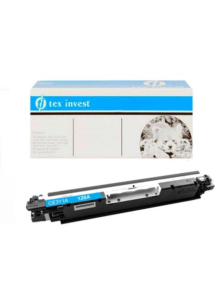 Hp 126A- Ce310a-311a-312a-313a Uyumlu Muadil Toner Seti 4 Renk modelleri