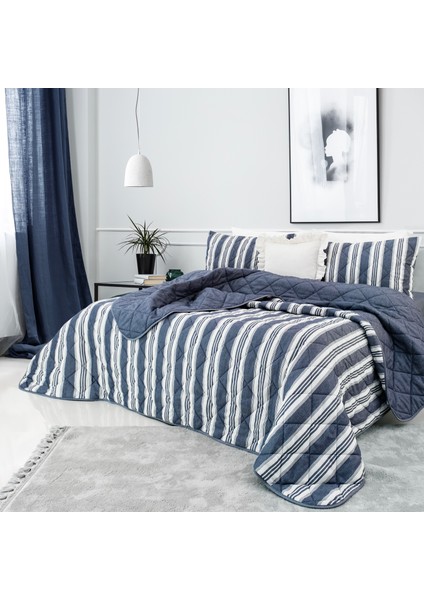 Home Infinity Çift Kişilik Complete Set 4 Parça-Indigo