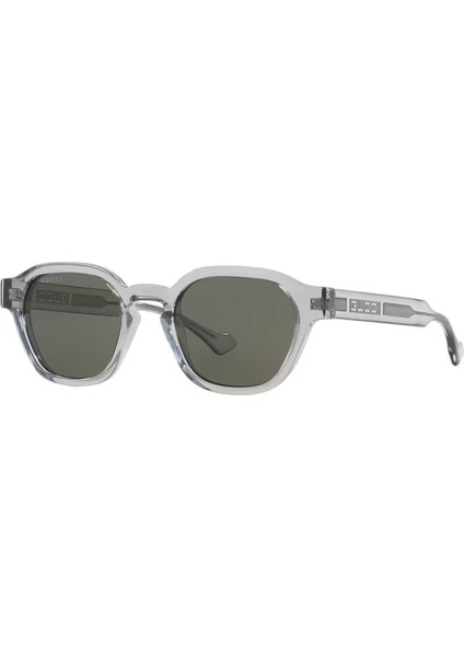 Gg 1730S 004 50 Unisex Oval Şeffaf Kemik Güneş Gözlüğü