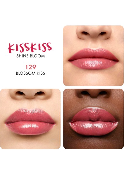 Kiss Kiss Shine Bloom 129 Blossom Kiss Ruj modelleri
