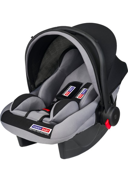Lüx Pedli Bebek Taşıma, Bebek Oto Koltuğu Puset Gri - Siyah