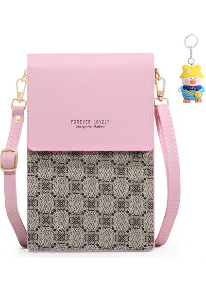 Moda Bayan Telefon Çantası Moda Çapraz Omuz Küçük Omuz Çantası Çok Fonksiyonlu Cep Telefonu Çantası (Yurt Dışından)