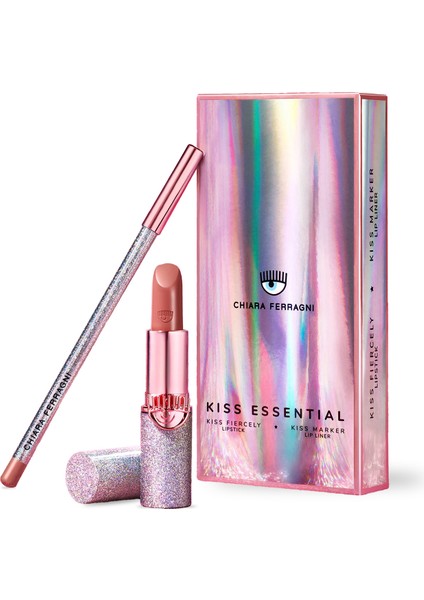 Kiss Essential 05 Gül Nude Dudak Kalemi & Ruj Seti