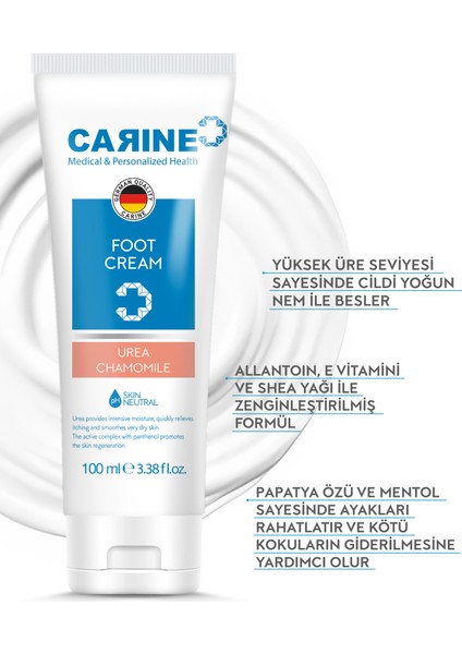 Carıne Ayak Bakım Kremi 100 ml modelleri