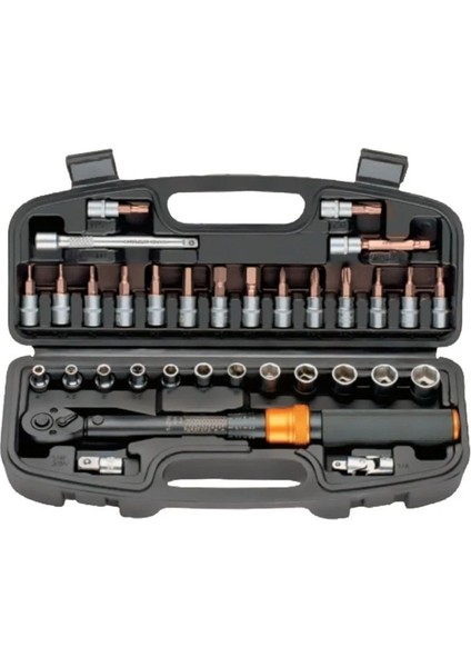 NTTASET33 1/4 1-25 Nm Tork Anahtarlı Bits ve Lokma Seti 33 Parça
