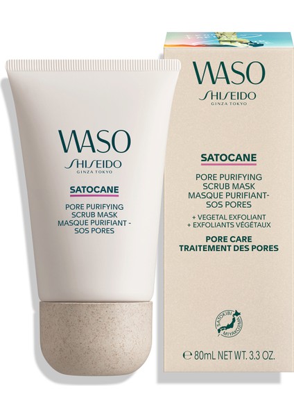 Waso Satocane Pore Purifying Scrub 80 ml Maske fiyatları