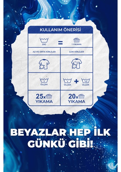 Extra White Beyazlar İçin Leke Çıkarıcı Toz Deterjan 500 gr fırsatları