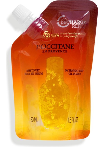 Immortelle Reset Gece Serumu Eko Yedek Refill 50 ml