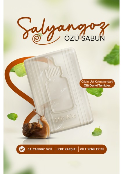 Salyangoz Özlü Sabun - 100 gr modelleri