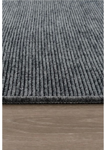 Troy Yıkanabilir Kaydırmaz, Pamuk Dokuma, Premium Salon&mutfak&yemek Odası Kilimi Antrasit modelleri