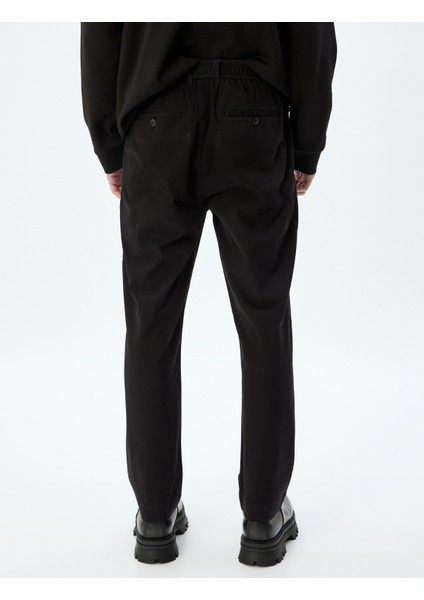 Chino Pantolon Gabardin Cep Detaylı Düğmeli Pamuklu fırsatları