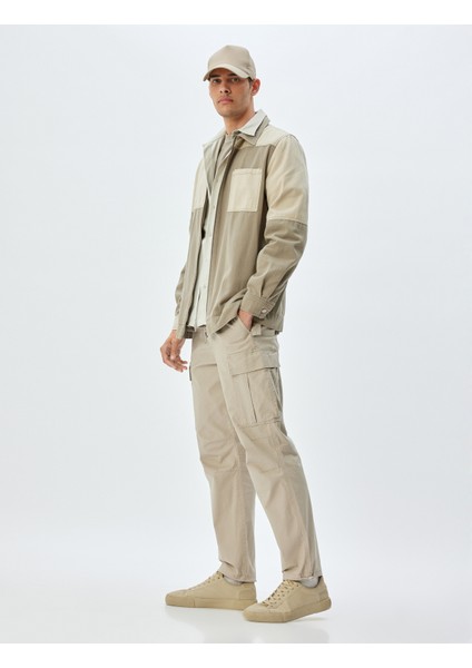 Paraşüt Pantolon Oversize Beli Bağcıklı Kargo Cep Detaylı Pamuklu fiyatları