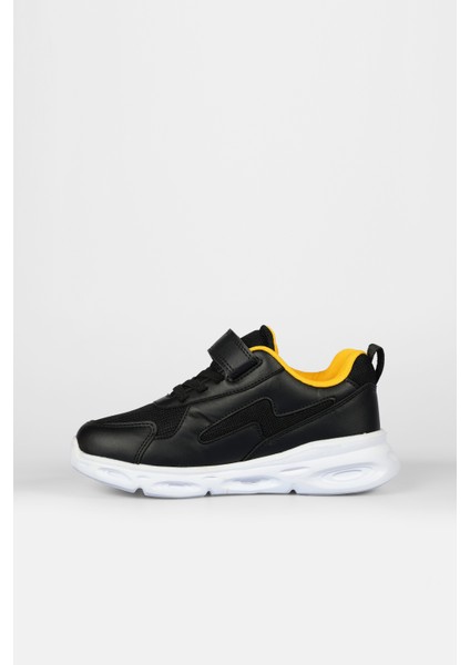 Fash Işıklı Erkek Çocuk Siyah Spor Ayakkabı modelleri