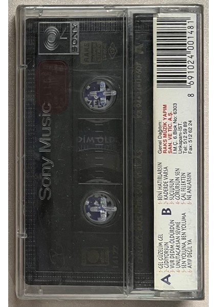 Jale Beni Hatırlarsın Kaset (Jelatininde Sıfır Orjnal Dönem Baskı Kaset)