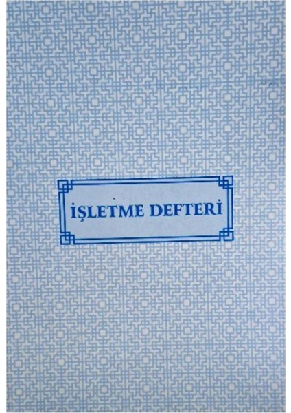 20X28 24 Yaprak Karton Kapak Numaralı Işletme Defteri KOD:095