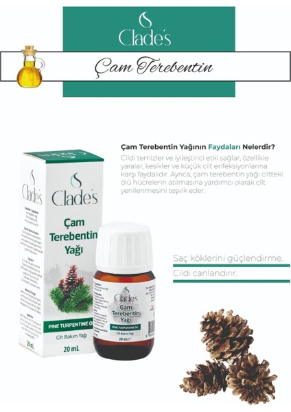 Çam Terebentin Yağı 20 ml - Cilt Bakım Yağı Pine Turpentine Oil fiyatları