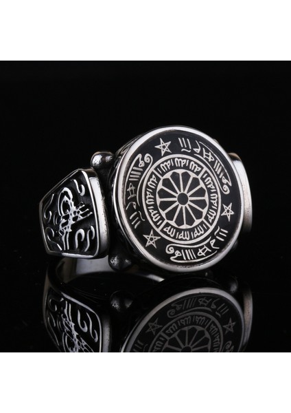 925 Ayar Gümüş Osmanlı Tuğralı Rufai Gülü Erkek Yüzük fiyatları