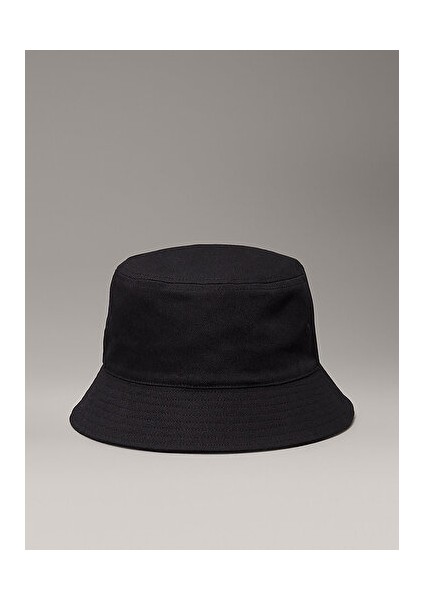 Embroıdered Monogram Bucket Hat