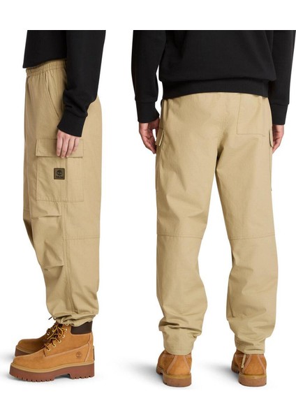 Woven Badge Ripstop Cargo Pant Erkek Pantolon TB0A656FDH41 modelleri