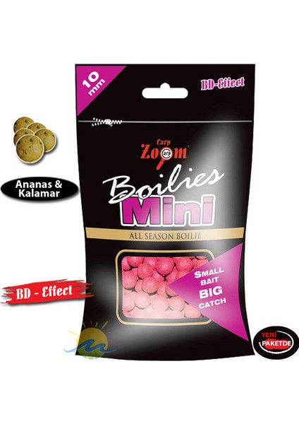 Cz 2271 Mini Boilies 10 mm Pineaple Squit