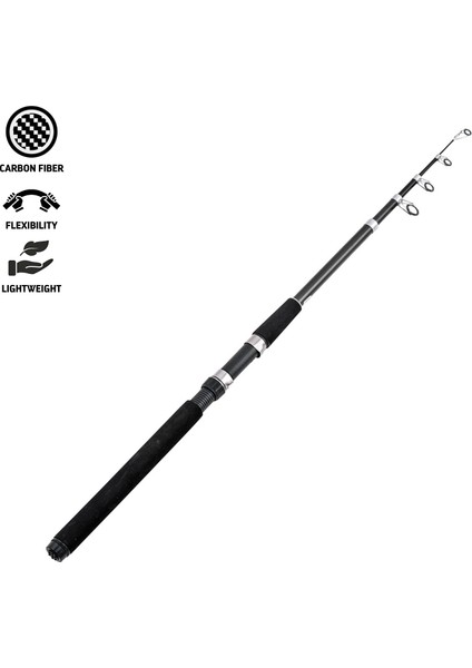 Teleskopik Karbon Spin Lrf Olta Kamışı - 240CM 5/25 gr - Zeus