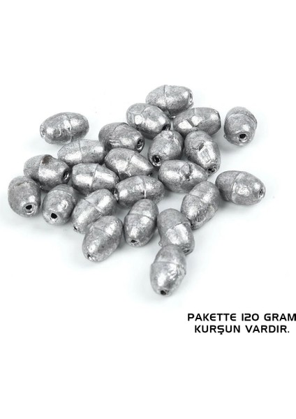 Savex Kıstırma (Zeytin) Kurşun 40 Gram (120GR)