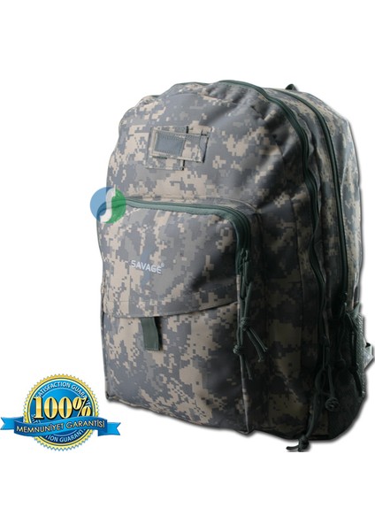 Savage Ventura 30LT. Gri Dijital Kamuflaj Sırt Çantası (HH04021)